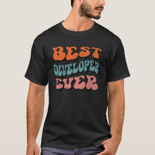 Camiseta Mejor desarrollador de la historia, angustiado ret