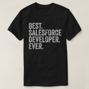 Camiseta Mejor Desarrollador de Salesforce de Todos los Tie