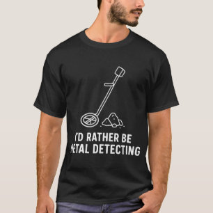 Camiseta Mejor detectando tesoros con detector de metales