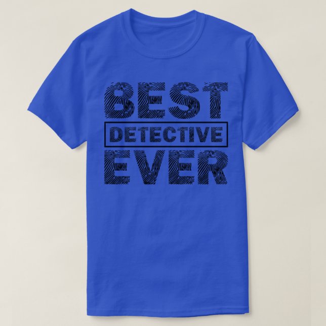 Camiseta Mejor detective jamás (Diseño del anverso)