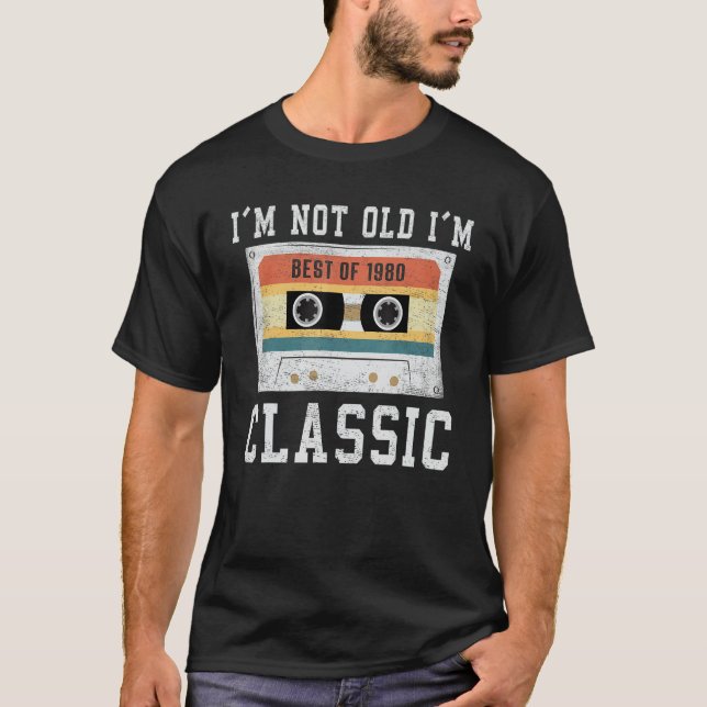 Camiseta Mejor día de 1980 de BDay (Anverso)
