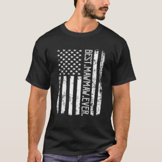 Camiseta Mejor Día de la Madre de la Bandera Estadounidense