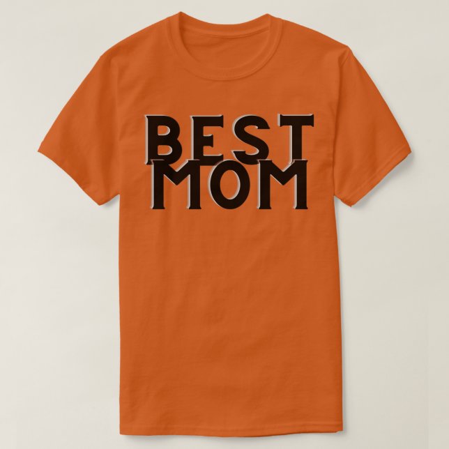Camiseta Mejor Día de la Madre de mamá 1 (Diseño del anverso)