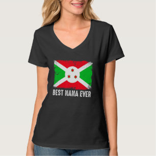 Camiseta Mejor Día de la Madre en la Bandera Retro de Burun