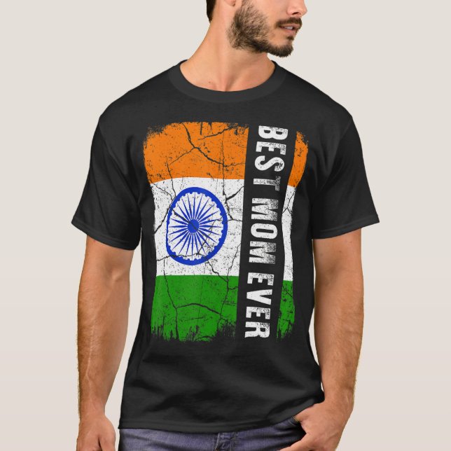 Camiseta Mejor Día de la Madre India (Anverso)