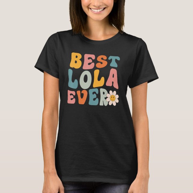 Camiseta Mejor Día de la Madre Lola De Mujeres Mamá (Anverso)