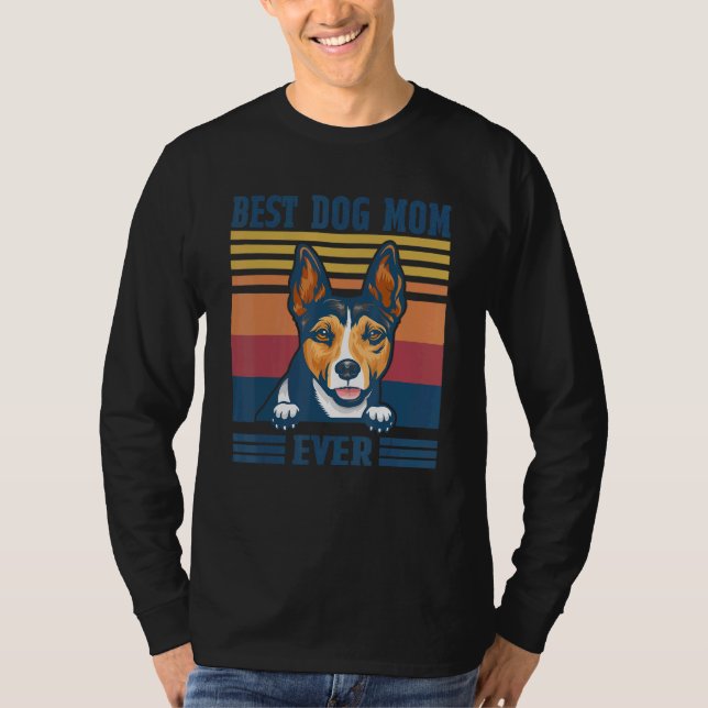Camiseta Mejor Día de la Madre Madre Rat Terrier (Anverso)
