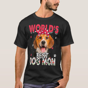 Camiseta Mejor Día de la Madre Perro Beagle del Mundo