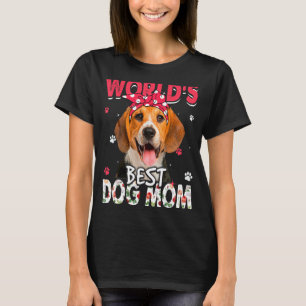 Camiseta Mejor Día de la Madre Perro Beagle del Mundo