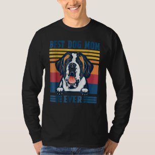 Camiseta Mejor Día de la Madre Perro de San Bernardo