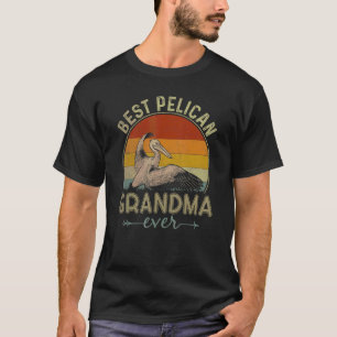 Camiseta Mejor Día de la Madre Retro en la Abuela Pelícano