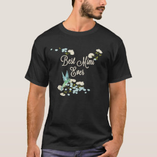 Camiseta Mejor Día de las Madres Florales en Hummingbird