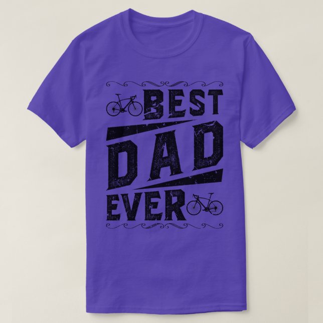 Camiseta Mejor Día de los Padres en Bicicleta (Diseño del anverso)