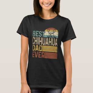 Camiseta Mejor Día de los Padres Retro de Papá Chihuahua