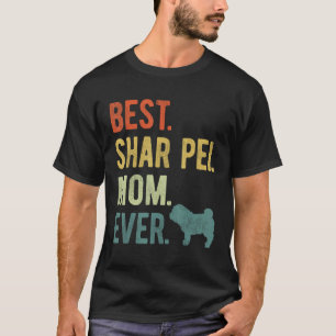 Camiseta Mejor Día de Madre de Perro de Shar Pei
