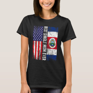 Camiseta Mejor Día de Madre Soltera Costa Rica