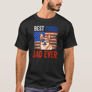 Camiseta Mejor Día de Padres con Bandera Americana