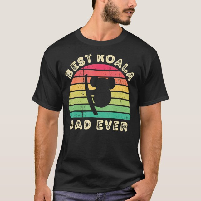Camiseta Mejor Día de Papá Koala para los hombres (Anverso)