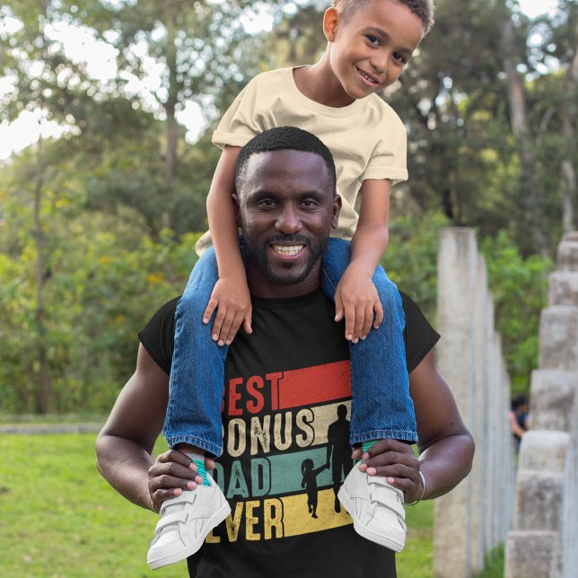 Camiseta Mejor Día de Papá Noel (Best Bonus Dad Ever Father's Day T-Shirt)