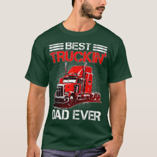 Camiseta Mejor Día del Padre de Camionero de Camión Grande