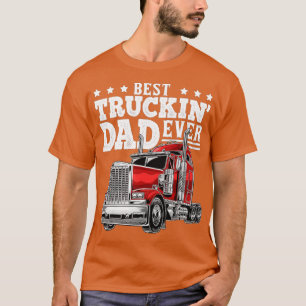 Camiseta Mejor Día del Padre de Camionero de Camión Grande