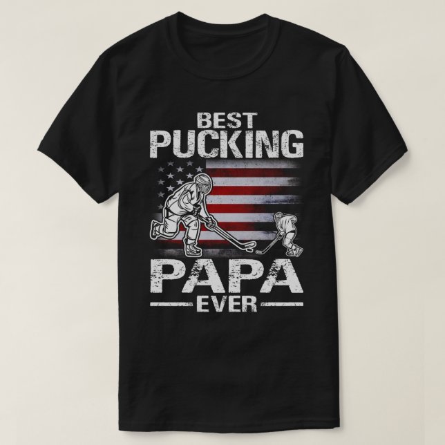 Camiseta Mejor Día del Padre de la Bandera de Estados Unido (Diseño del anverso)