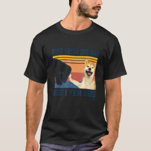 Camiseta Mejor Día del Padre de Perro Inu Shiba