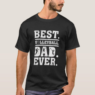 Camiseta Mejor Día del Padre de Voleibol divertido