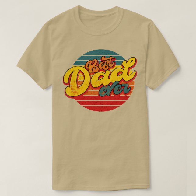 Camiseta Mejor Día del Padre Nunca (Diseño del anverso)