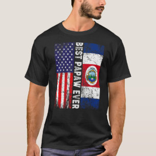 Camiseta Mejor Día del Padre Papaw Costa Rica Bandera de lo