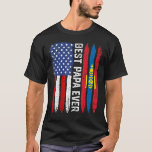 Camiseta Mejor Día del Padre para Papá Nunca Mongolia Retir