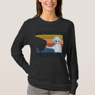 Camiseta Mejor Día del Padre Perro de Vizsla