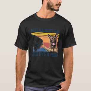 Camiseta Mejor Día del Padre Perro en Malinois