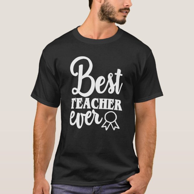 Camiseta Mejor Día del Profesor 1 (Anverso)