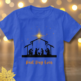 Camiseta Mejor Día Navidades Cristianos Natividad Jesús