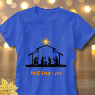 Camiseta Mejor Día Navidades Cristianos Natividad Jesús