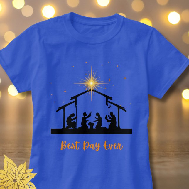 Camiseta Mejor Día Navidades Cristianos Natividad Jesús (Subido por el creador)