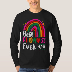 Camiseta Mejor Día Pi Ever Arcoiris 3 14 Pi Número Mat