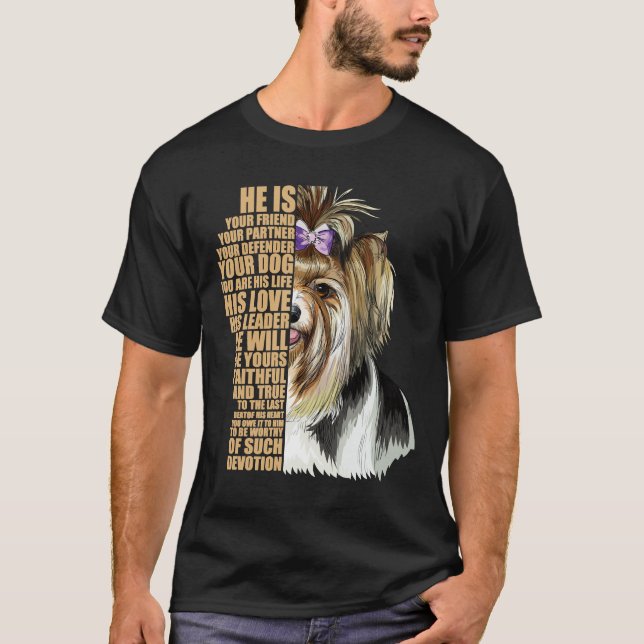 Camiseta Mejor dibujo de perro de terror Inspirador para  (Anverso)