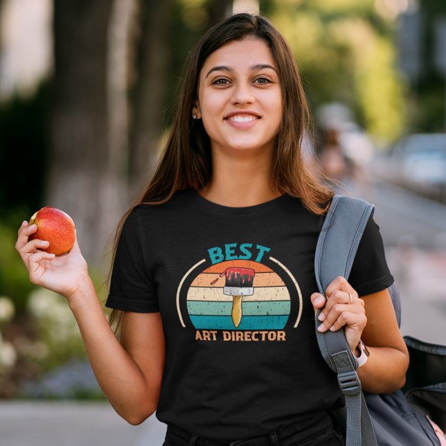 Camiseta Mejor Director de Arte - Director de Arte Retro (Subido por el creador)