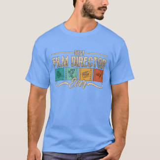 Camiseta Mejor Director de Cine, siempre Retro Video Editor
