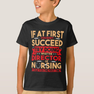 Camiseta Mejor Director De Enfermería Enfermería De Regalos