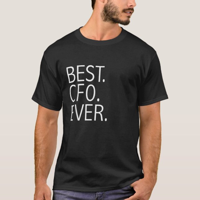 Camiseta Mejor Director Financiero de la Historia Divertido (Anverso)