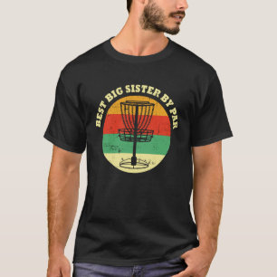 Camiseta Mejor disco de golf de disco de disco de hermana m