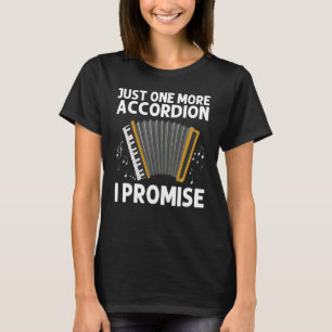 Camiseta Mejor Diseño De Acordeón Para Hombres Instrumento