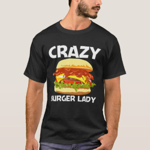 Camiseta Mejor Diseño De Burger Para Mujeres Mamá Hamburger