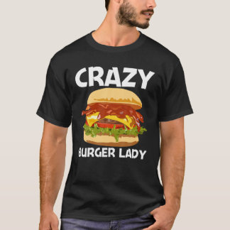 Camiseta Mejor Diseño De Burger Para Mujeres Mamá Hamburger