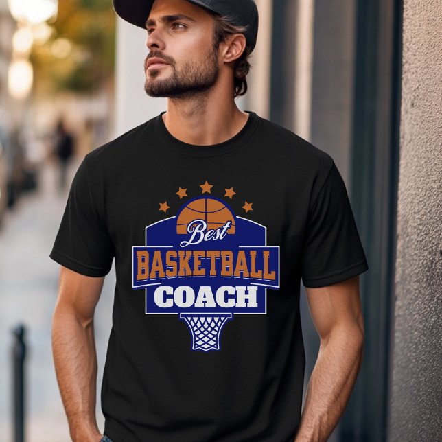 Camiseta Mejor diseño de entrenador de baloncesto (Subido por el creador)