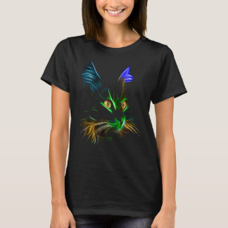 Camiseta Mejor diseño de gato colorido, para amantes de los