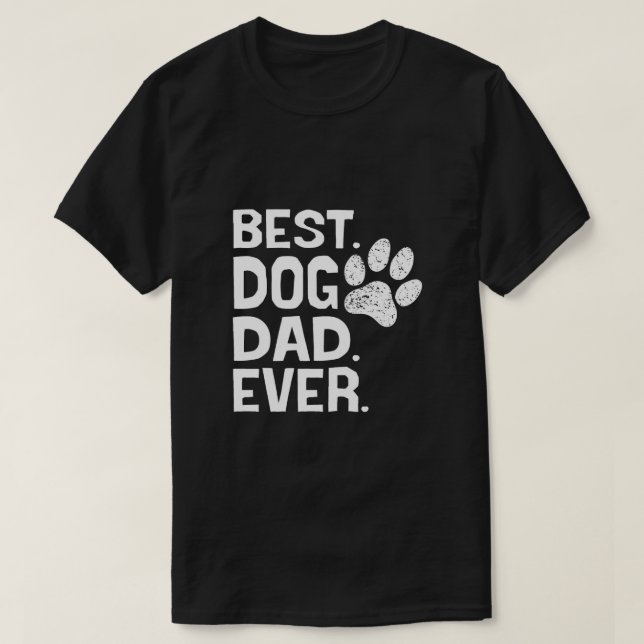 Camiseta Mejor diseño de papa de perro (Diseño del anverso)